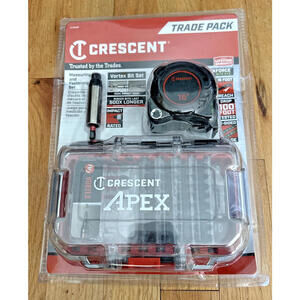 Crescent Apex Vortex Bit and Shockforce Nite Eye Tape Trade Pack 42pc NEW